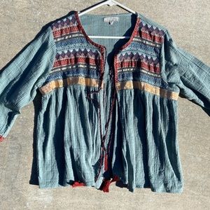 Boho jacket/top! 🎍🎋🦚